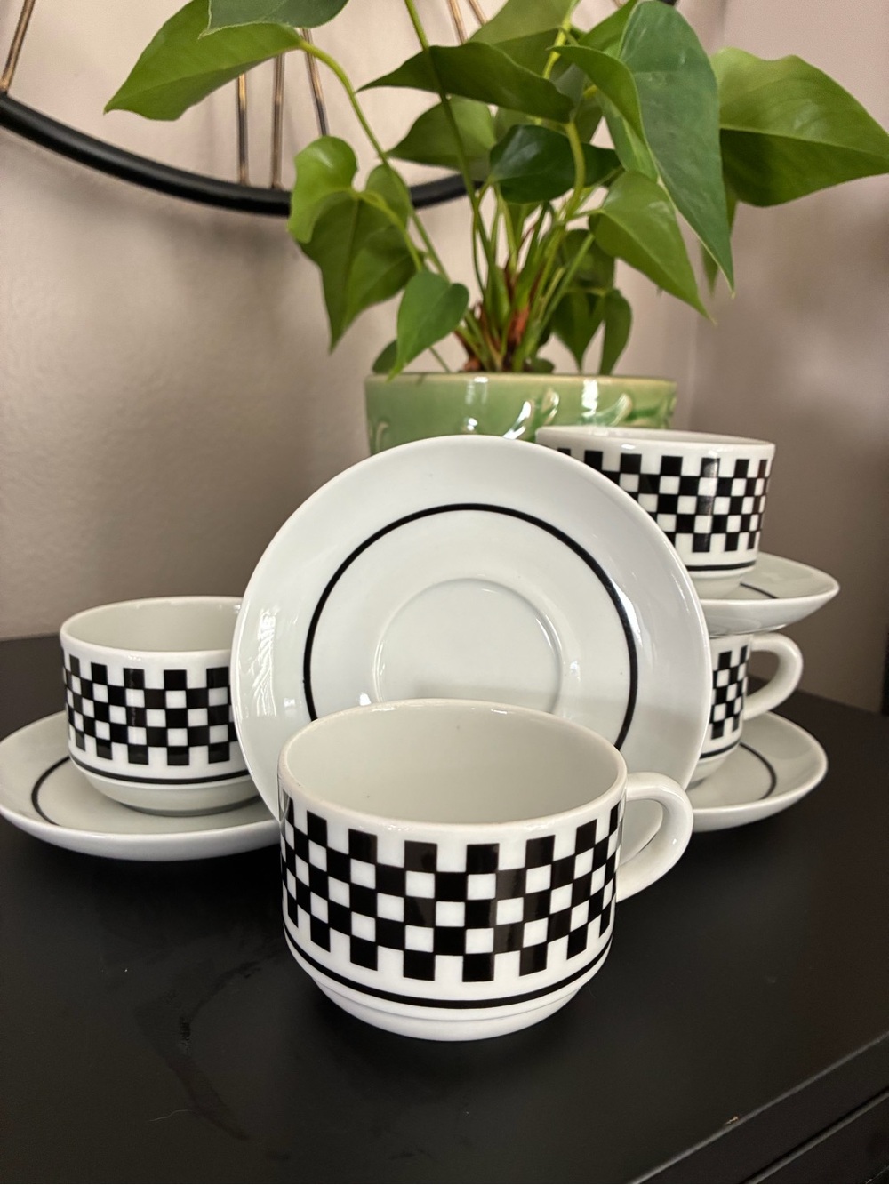 Brazilian espresso cup and saucer set